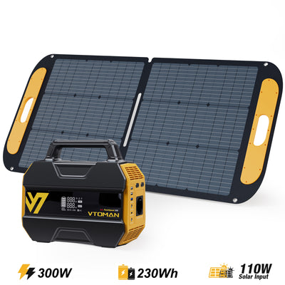 VTOMAN FlashSpeed 300/230 Wh 110W Solargenerator