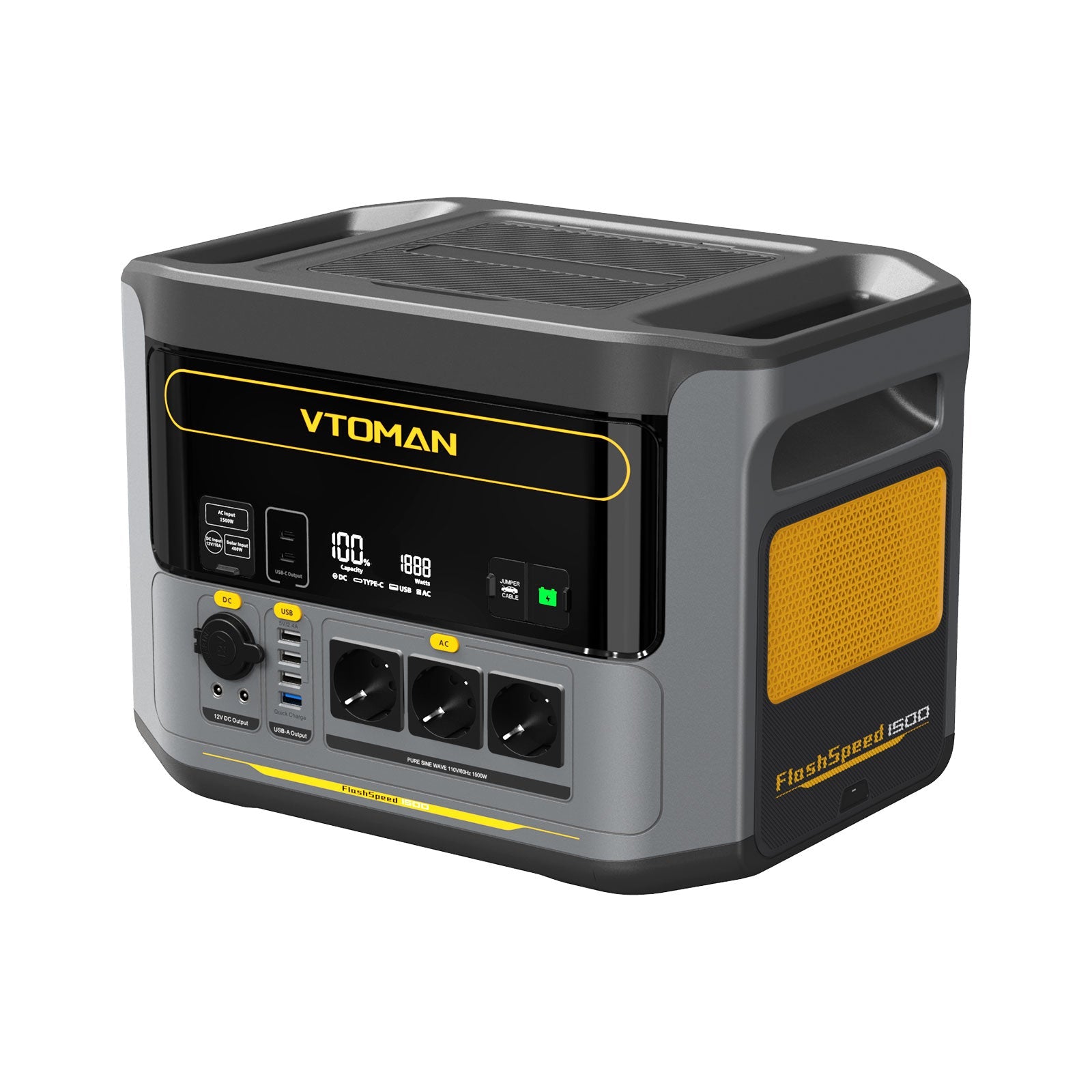 VTOMAN FlashSpeed 1500 Tragbare Powerstation