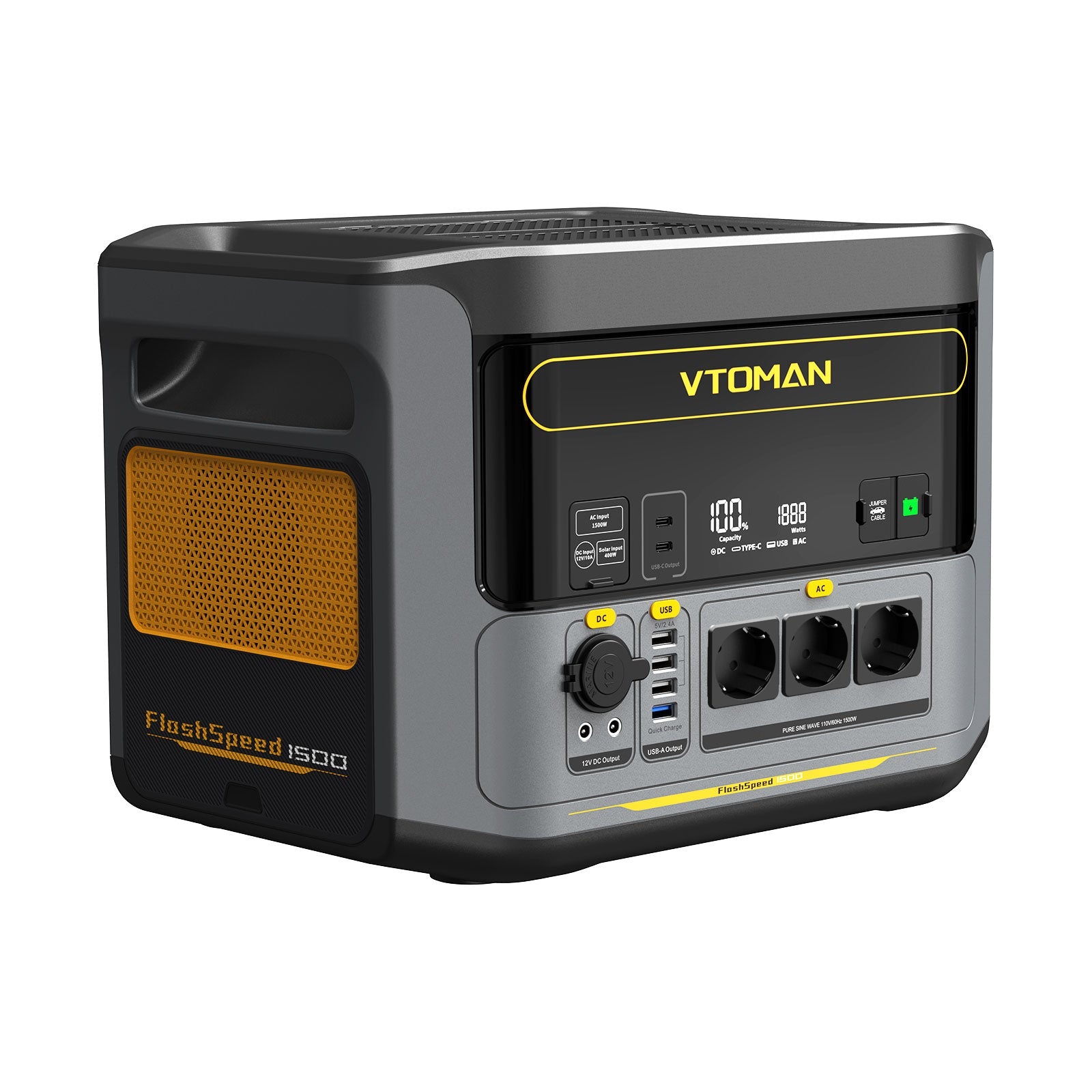 VTOMAN FlashSpeed 1500 Tragbare Powerstation